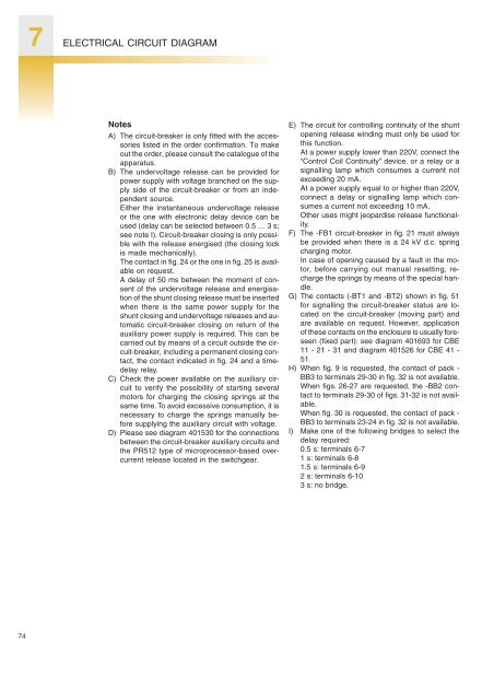 Gas insulated MV circuit-breakers 12 ... 40.5 kV - 630 ... - Arianbc.net