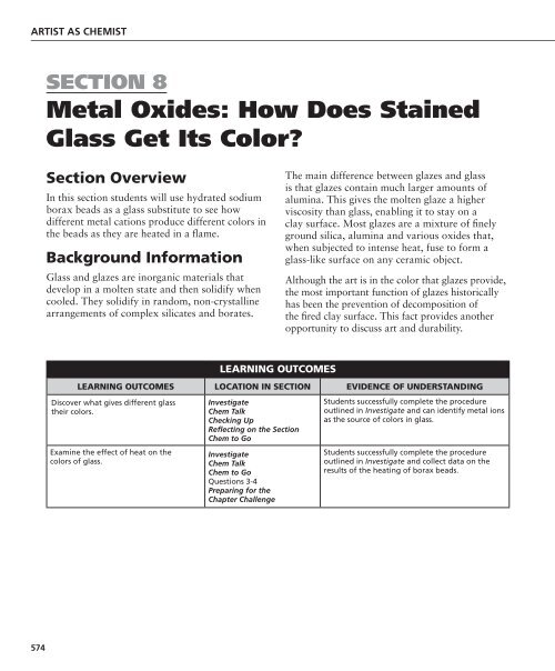 metal Oxides how Does stained Glass Get its color?
