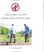 INTERNAL METAL DETECTOR TRIALS - Minelab