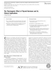 The Thermogenic Effect of Thyroid Hormone and Its - American ...