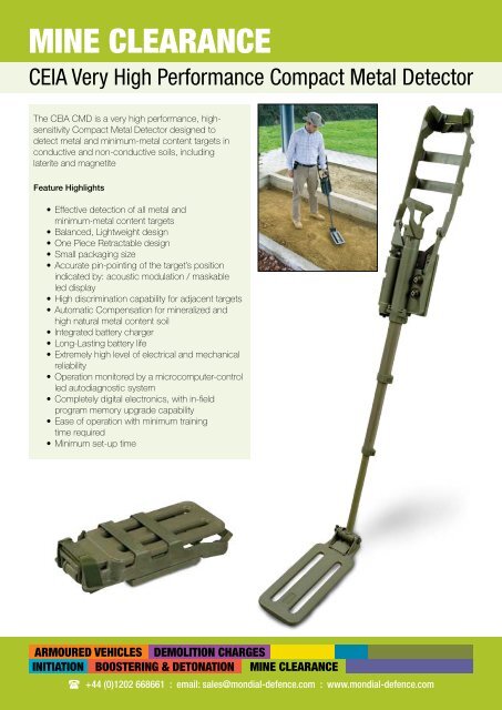 CEIA Very High Performance Compact Metal Detector