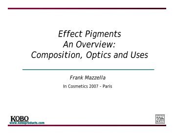 Effect Pigments An Overview - Kobo Products, Inc.