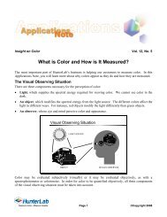 Lesson 3: Checking the Green Tile - HunterLab
