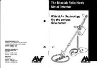The Minelah Relic Hawk Metal Detector - Minelab