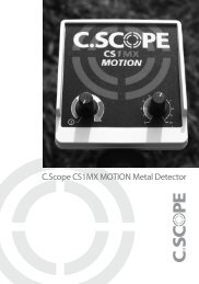 C.Scope CS1MX MOTION Metal Detector