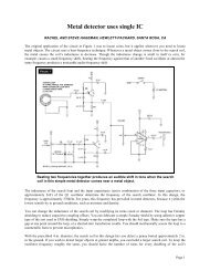 Metal detector uses single IC - Geotech