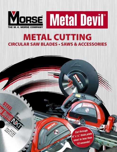 Metal Devil Metal Cutting Circular Saws and Blades - M. K. Morse