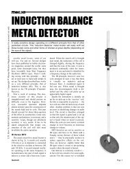 INDUCTION BALANCE METAL DETECTOR - Geotech