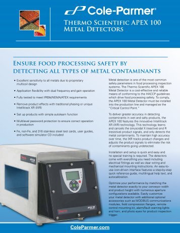 Metal Detector Brochure.pdf - Cole-Parmer