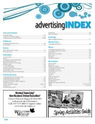 2013 Winter Activities Guide advertisers - part 1