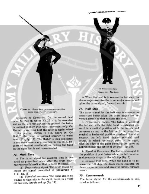 The Military Band - Regimental Drum Major Association