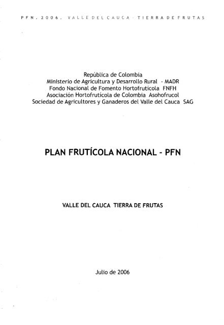 PLAN FRUT~COLA NACIONAL - PFN