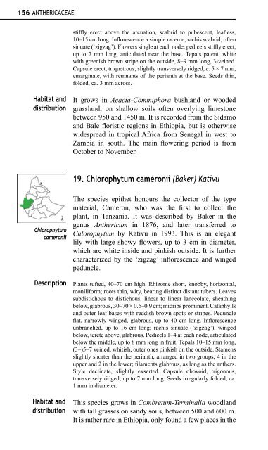 Aloes and Lilies of Ethiopia and Eritrea