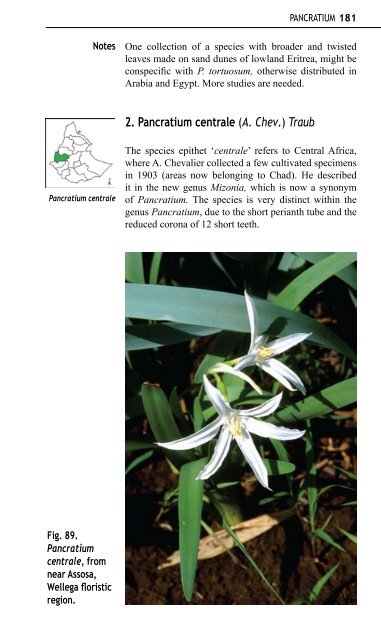 Aloes and Lilies of Ethiopia and Eritrea