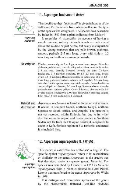 Aloes and Lilies of Ethiopia and Eritrea