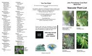 Vascular Plant List Brochure - Florida State Parks