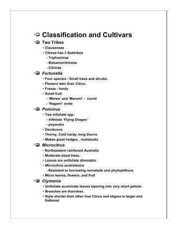Classification and Cultivars - Aggie Horticulture
