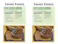 Sweet Potato Spread