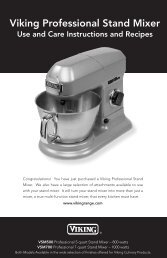 Viking Professional Stand Mixer - Viking Range Corporation