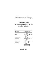 Guidance Note for establishing BAT - The Brewers of Europe