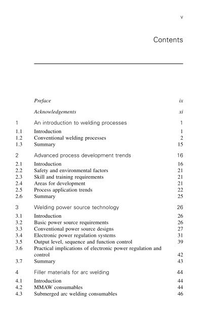 Advanced Welding Processes: Technologies and Process Control