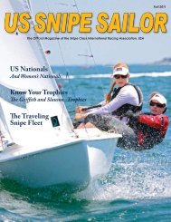 Fall 2011 - United States Snipe Sailing