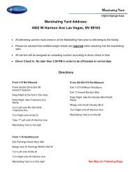 Marshalling Yard Map & Information - Shepard