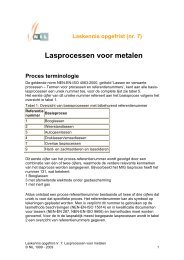 Lasprocessen voor metalen - Proces-terminologie - NIL