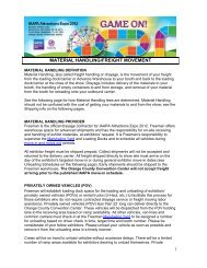 MATERIAL HANDLING/FREIGHT MOVEMENT - IAAPA