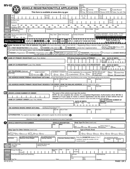 Nys dmv 2024 renew registration