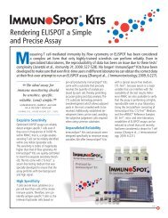 Rendering ELISPOT a Simple and Precise Assay - Cellular ...