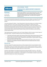 Create precise, global-standard component footprints ... - Altium