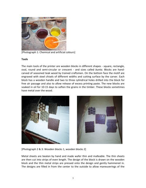 Block Printing - All India Artisans and Craftworkers Welfare Association