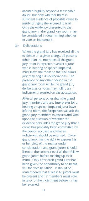 HANDBOOK FOR FEDERAL GRAND JURORS - US District Court ...