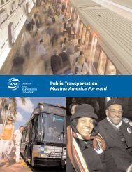 Public Transportation Moving America Forward brochure - American ...