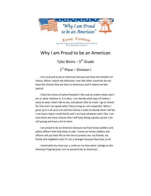 why are you proud to be an american essay