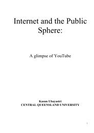 Internet and the Public Sphere: A glimpse of - eJournalist