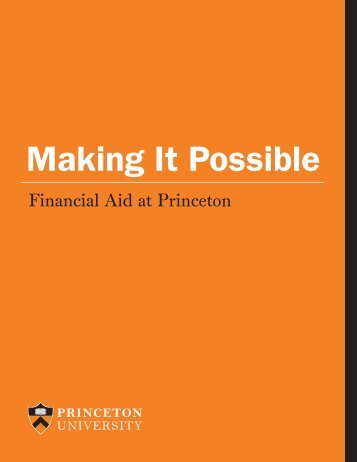Making It Possible - Princeton University