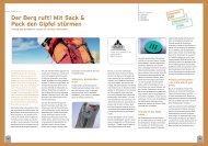 Der Berg ruft! Mit Sack & Pack den Gipfel stürmen - Solidpro