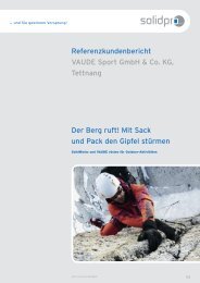 SP Referenz vaude.indd - Solidpro