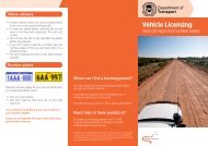 Your car rego and number plates - Department of Transport