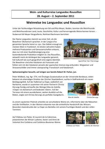 Languedoc und Roussillon - Meyer-Weine Reiden
