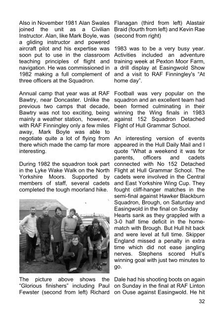 The History of Easingwold Air Cadets - Central & East Yorkshire ...