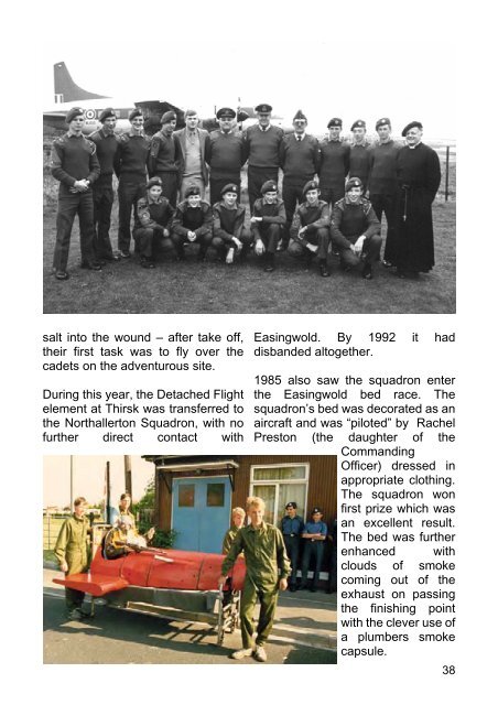 The History of Easingwold Air Cadets - Central & East Yorkshire ...