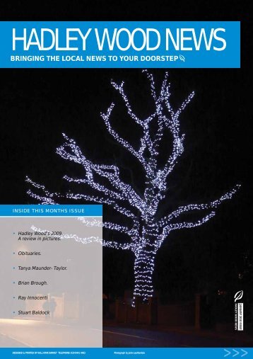 Bringing the local news to your doorstep - Hadley Wood Association