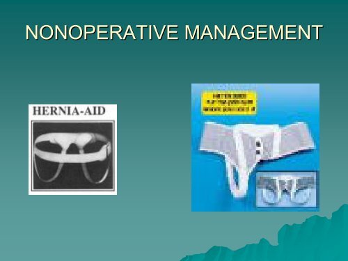 The Abdominal Wall And Hernias