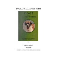 DOGS AND ALL ABOUT THEM - Ebooks on Everything.