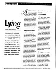 Lying - The Incredible Years