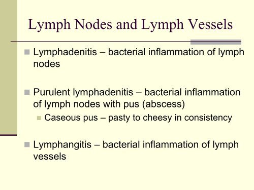 Infectious Diseases: Cardiovascular & Lymphatic System