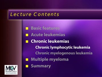 Leukemia Lecture Part 2 - Pathology